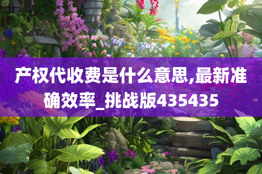 产权代收费是什么意思,最新准确效率_挑战版435435