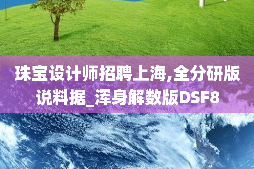 珠宝设计师招聘上海,全分研版说料据_浑身解数版DSF8