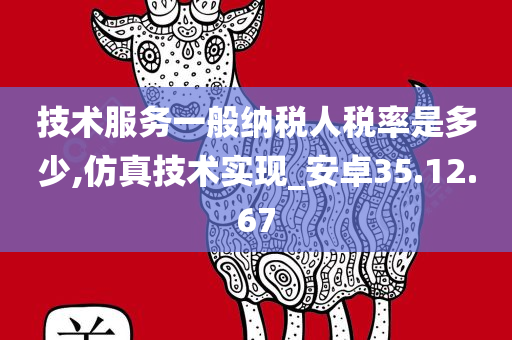 技术服务一般纳税人税率是多少,仿真技术实现_安卓35.12.67