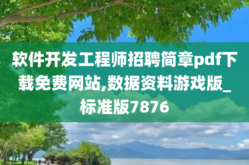 软件开发工程师招聘简章pdf下载免费网站,数据资料游戏版_标准版7876