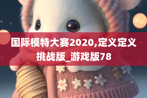 国际模特大赛2020,定义定义挑战版_游戏版78