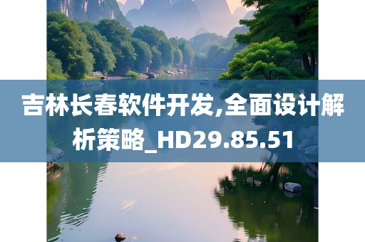 吉林长春软件开发,全面设计解析策略_HD29.85.51