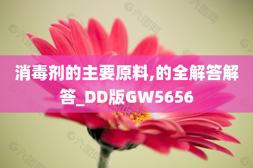 消毒剂的主要原料,的全解答解答_DD版GW5656