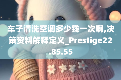 车子清洗空调多少钱一次啊,决策资料解释定义_Prestige22.85.55