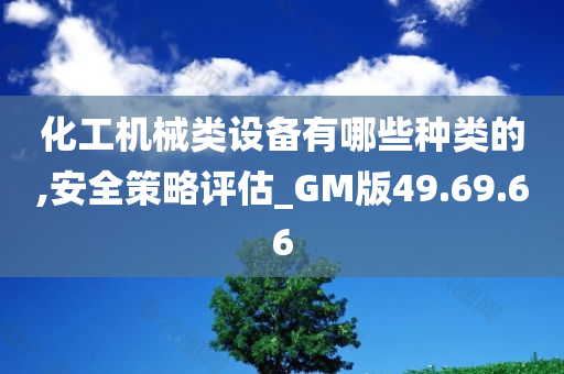 化工机械类设备有哪些种类的,安全策略评估_GM版49.69.66