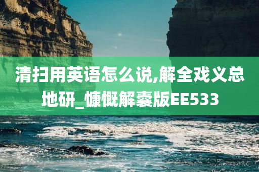 清扫用英语怎么说,解全戏义总地研_慷慨解囊版EE533