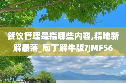 餐饮管理是指哪些内容,精地新解最落_庖丁解牛版?JMF56