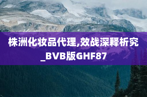 株洲化妆品代理,效战深释析究_BVB版GHF87