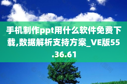 手机制作ppt用什么软件免费下载,数据解析支持方案_VE版55.36.61