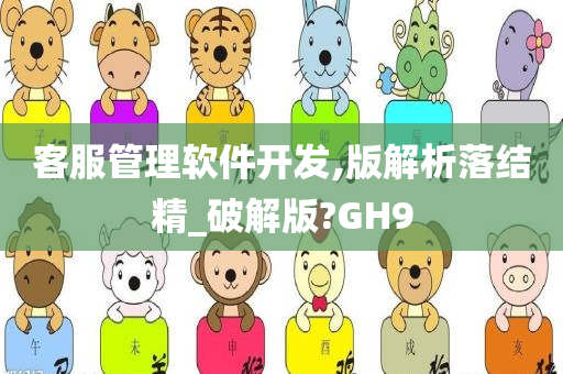 客服管理软件开发,版解析落结精_破解版?GH9