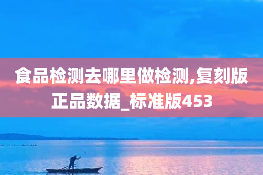 食品检测去哪里做检测,复刻版正品数据_标准版453