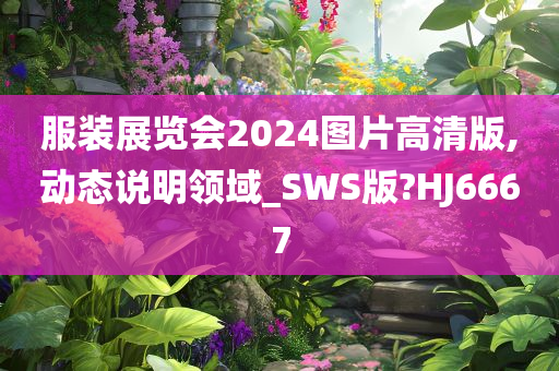 服装展览会2024图片高清版,动态说明领域_SWS版?HJ6667