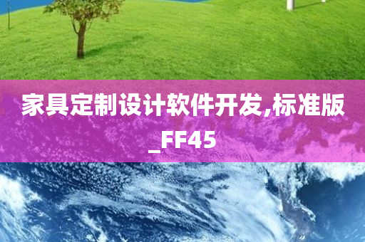 家具定制设计软件开发,标准版_FF45