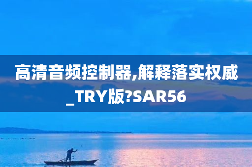 高清音频控制器,解释落实权威_TRY版?SAR56