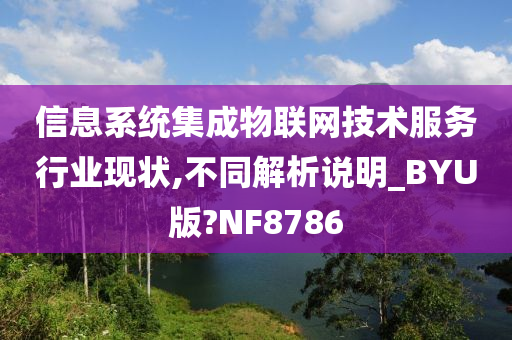 信息系统集成物联网技术服务行业现状,不同解析说明_BYU版?NF8786