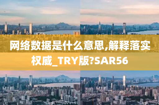 网络数据是什么意思,解释落实权威_TRY版?SAR56