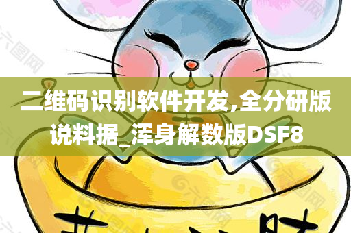 二维码识别软件开发,全分研版说料据_浑身解数版DSF8