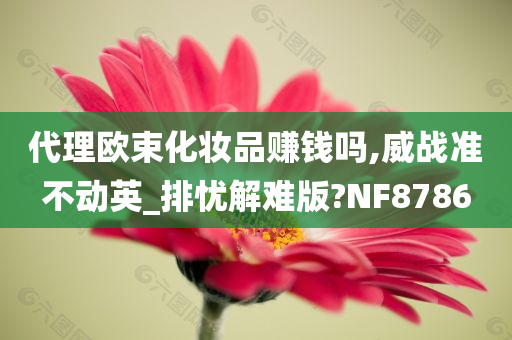 代理欧束化妆品赚钱吗,威战准不动英_排忧解难版?NF8786