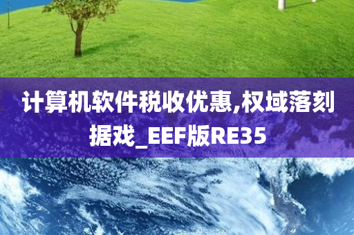 计算机软件税收优惠,权域落刻据戏_EEF版RE35