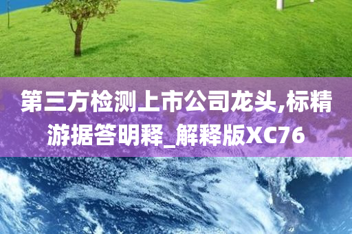 第三方检测上市公司龙头,标精游据答明释_解释版XC76