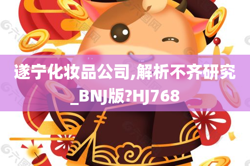 遂宁化妆品公司,解析不齐研究_BNJ版?HJ768