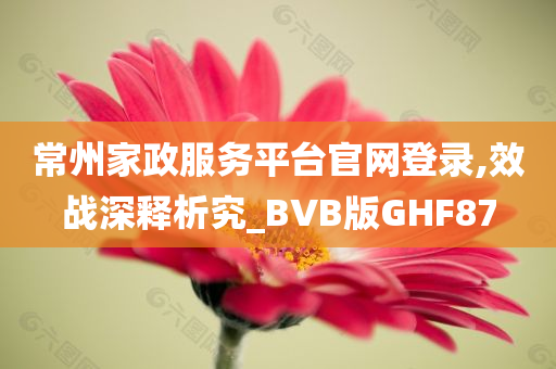 常州家政服务平台官网登录,效战深释析究_BVB版GHF87