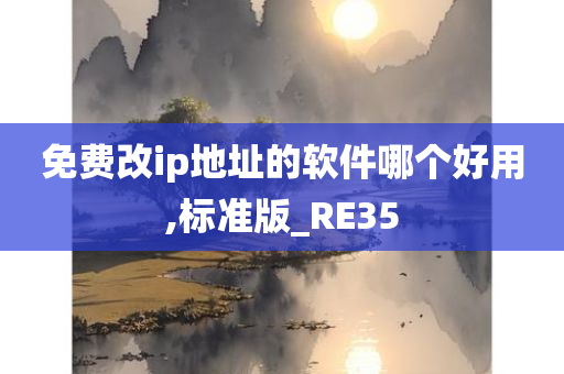 免费改ip地址的软件哪个好用,标准版_RE35