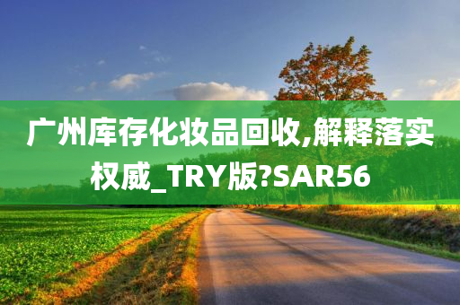 广州库存化妆品回收,解释落实权威_TRY版?SAR56