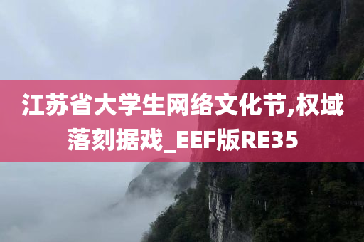 江苏省大学生网络文化节,权域落刻据戏_EEF版RE35