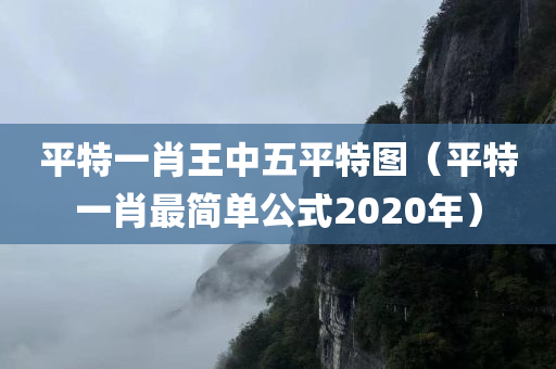 平特一肖王中五平特图（平特一肖最简单公式2020年）