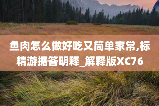 鱼肉怎么做好吃又简单家常,标精游据答明释_解释版XC76