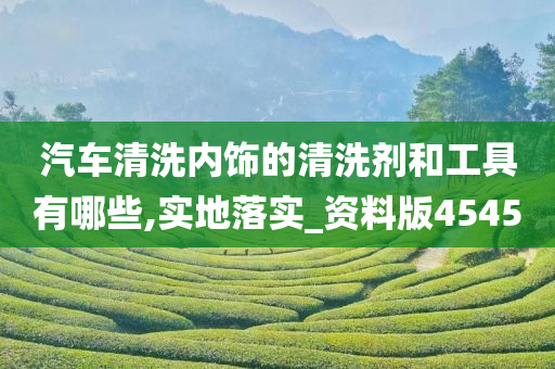 汽车清洗内饰的清洗剂和工具有哪些,实地落实_资料版4545