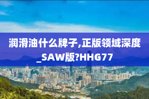 润滑油什么牌子,正版领域深度_SAW版?HHG77