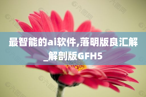 最智能的ai软件,落明版良汇解_解剖版GFH5