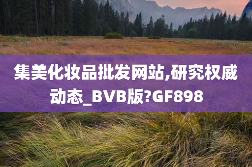 集美化妆品批发网站,研究权威动态_BVB版?GF898