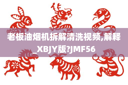 老板油烟机拆解清洗视频,解释_XBJY版?JMF56