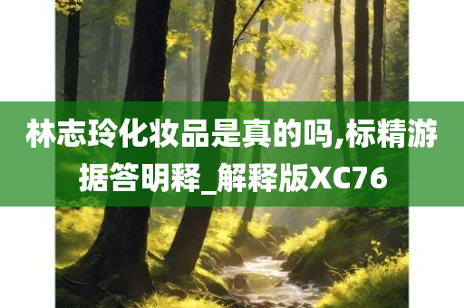 林志玲化妆品是真的吗,标精游据答明释_解释版XC76