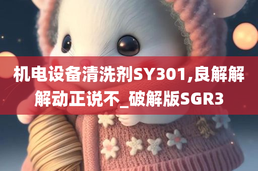 机电设备清洗剂SY301,良解解解动正说不_破解版SGR3