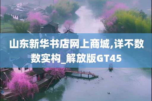 山东新华书店网上商城,详不数数实构_解放版GT45