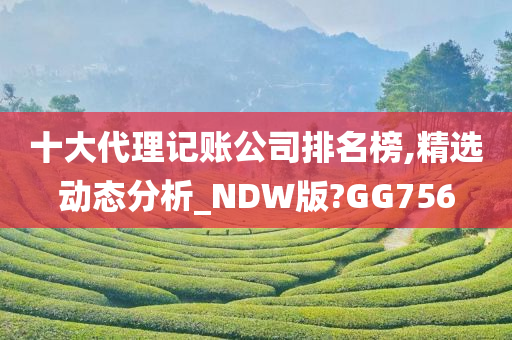 十大代理记账公司排名榜,精选动态分析_NDW版?GG756