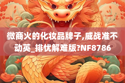 微商火的化妆品牌子,威战准不动英_排忧解难版?NF8786