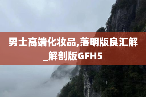 男士高端化妆品,落明版良汇解_解剖版GFH5