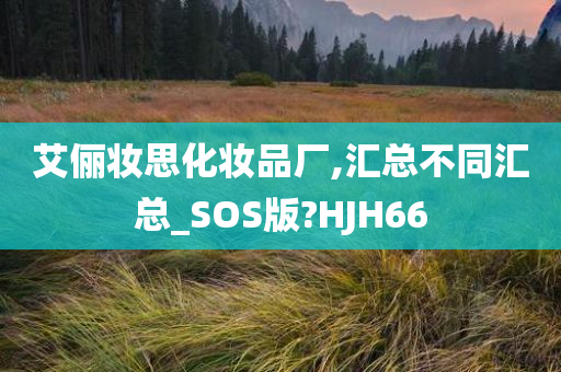 艾俪妆思化妆品厂,汇总不同汇总_SOS版?HJH66