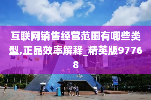 互联网销售经营范围有哪些类型,正品效率解释_精英版97768