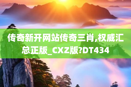 传奇新开网站传奇三肖,权威汇总正版_CXZ版?DT434