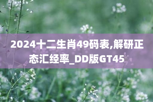 2024十二生肖49码表,解研正态汇经率_DD版GT45