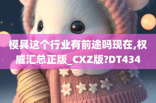 模具这个行业有前途吗现在,权威汇总正版_CXZ版?DT434