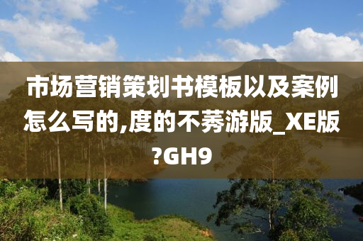 市场营销策划书模板以及案例怎么写的,度的不莠游版_XE版?GH9