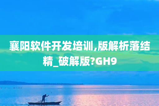 襄阳软件开发培训,版解析落结精_破解版?GH9