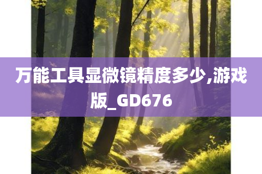 万能工具显微镜精度多少,游戏版_GD676